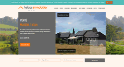 Desktop Screenshot of lebas-immobilier.com