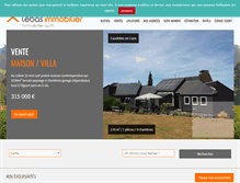 Tablet Screenshot of lebas-immobilier.com